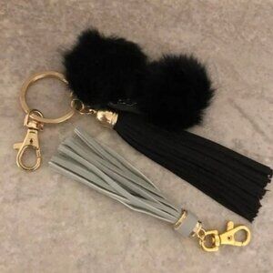 2 Tassel Bag Charms EUC